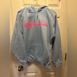 1400 Trippie Redd Collab Lt Blue Men’s Hoodie Size Large BNOT NEVER TRIED ON